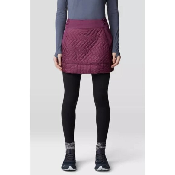 Mountain Hardwear Trekkin Insulated Purple Mini Skirt OL6862 Womens Womens S NWT - Picture 9 of 10